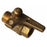 3/4" BSP DR Male Female Brass Ball Valve Dual Approved AGA Watermarked Dezincification Resistant Locking T Handle