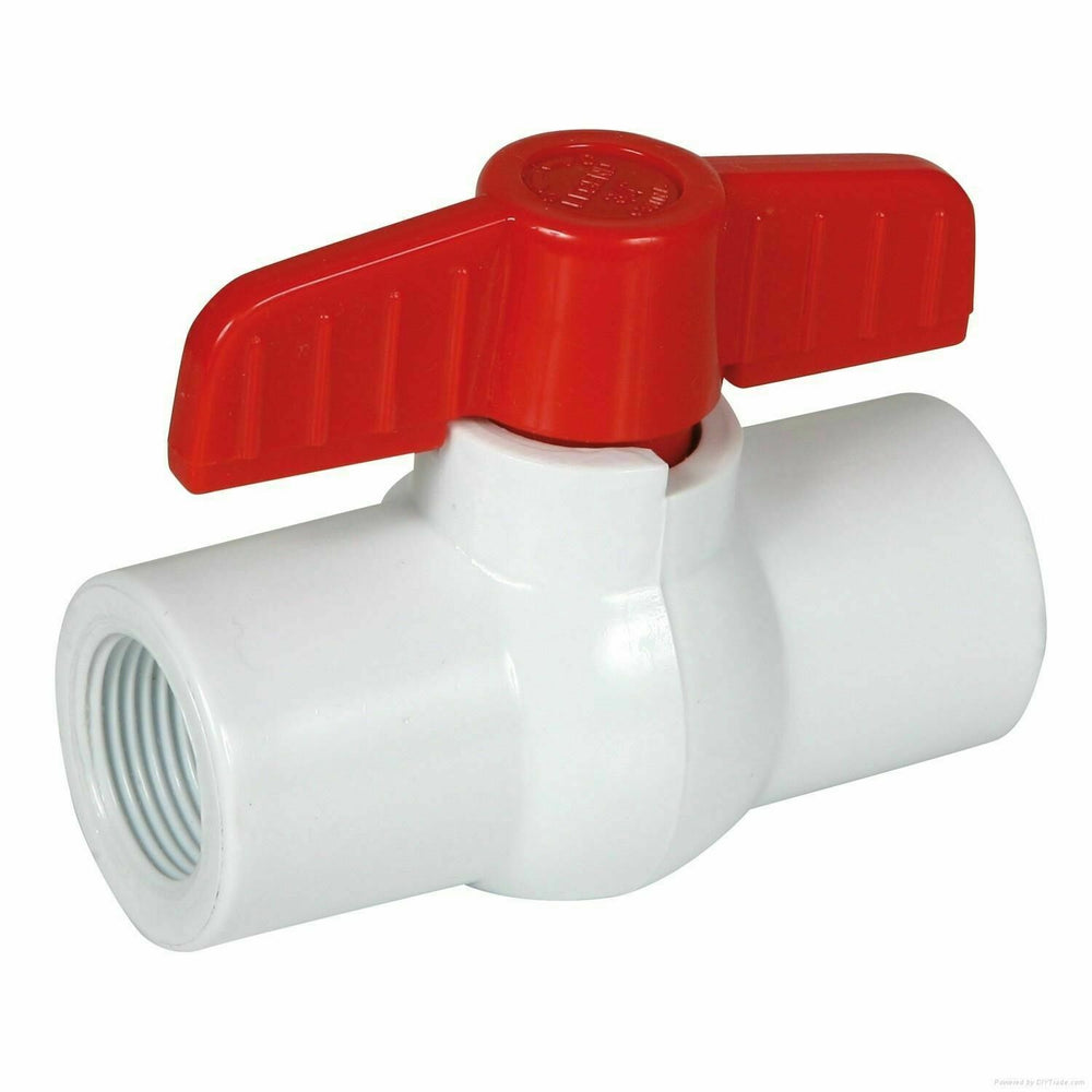 Ball Valve PVC Threaded 1" BSP (25mm)