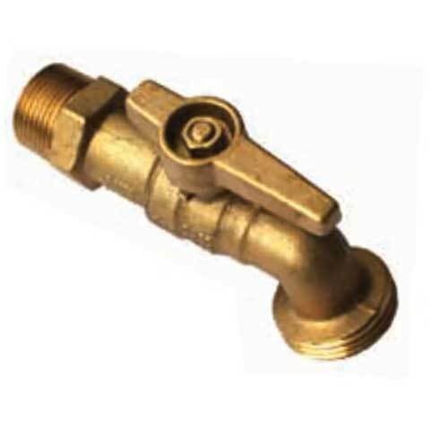 3/4" BSP DR Brass Ball Cock T Handle/Lever Watermarked