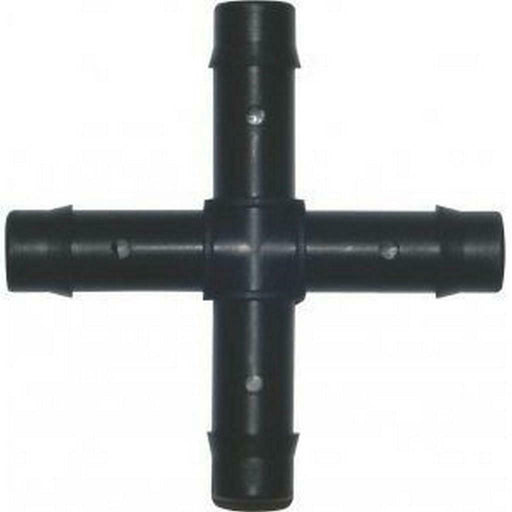 13mm Poly Pipe Fittings Cross - Pack of 25
