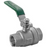 1/2" BSP DUAL APPROVED STAINLESS STEEL FEMALE FEMALE BALL VALVE 15mm GAS WATER