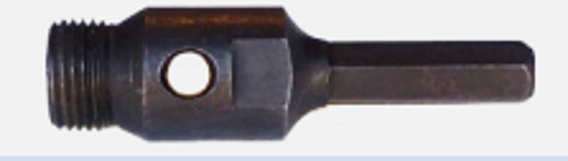 Core Drill Accessories - Adaptor HEX 85mm Long 1/2" BSP  Thread - Widest Diameter 25mm