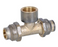 FLARED COMPRESSION BRASS TEE DOUBLE  UNION 20C x 20C x 15FI