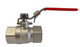 3/8" BSP (10mm) BRASS BALL VALVE FEMALE FEMALE LOCKABLE