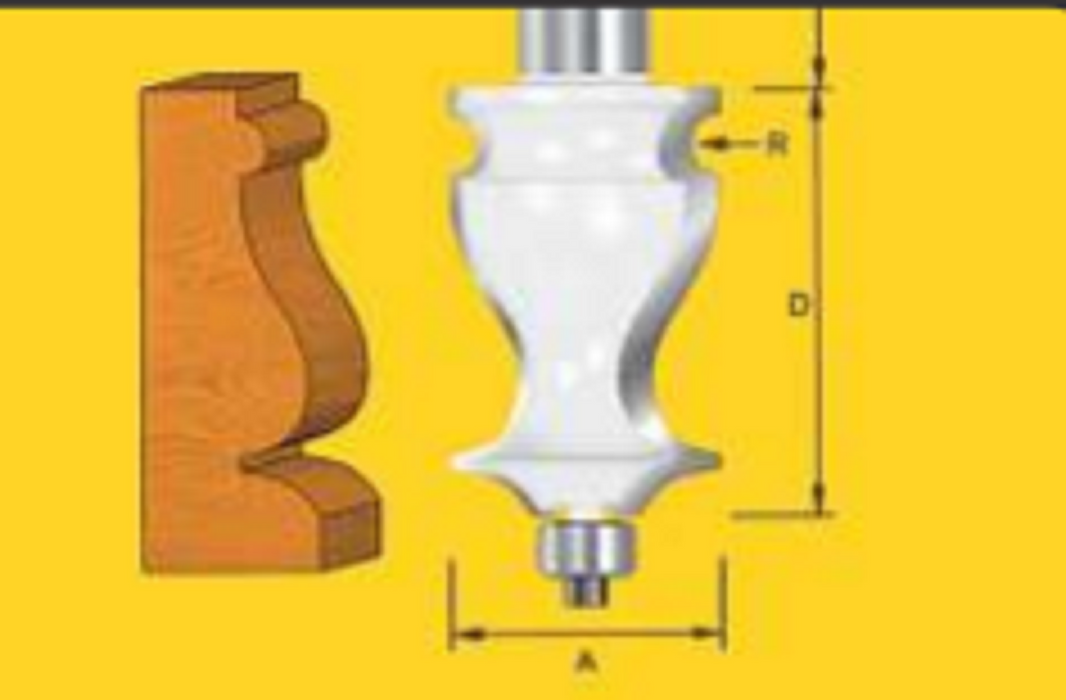 Face Moulding Bits - Bead / Low S / Plinth Face Mould - TruaCut