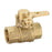 3/4" BSP DR Female Female Brass Ball Valve Watermarked Dezincification Resistant Locking T Handle