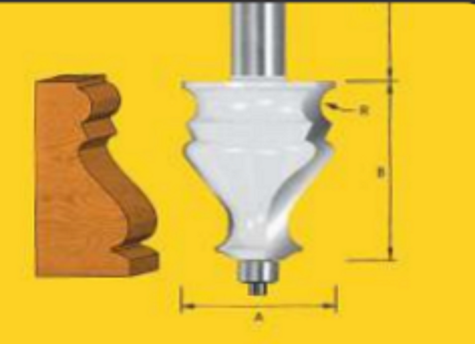 Face Moulding Bits - Deep Federation Face Mould - TruaCut