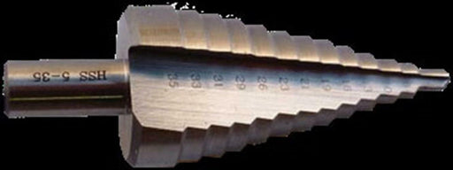 HSS Step Drill 5 -35mm Hole Diameter 5,8,10,13,16,19,21,23 ,26,29,31,33,55 - Plumbing, Electrical