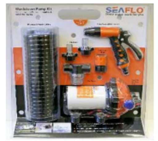 SeaFlo Ag Pumps - 12 Volt Washdown Pump Kit - Series 51 Diaphragm Pump
