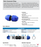 25mm Norma Metric Tee - PE x PE x PE - Irrigation Compression Fitting Blue Line Poly Pipe