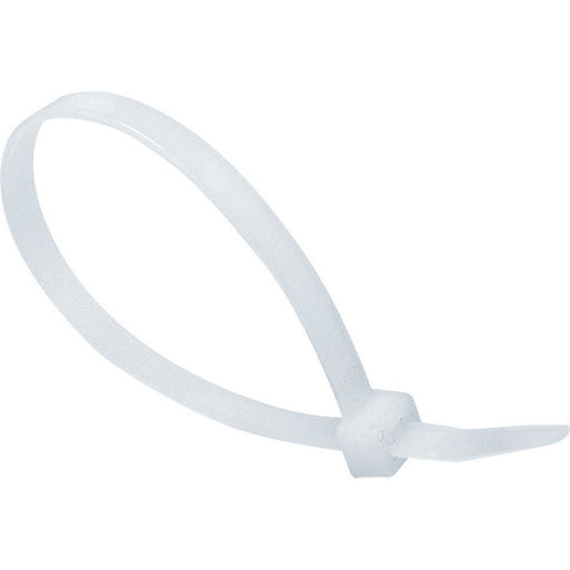 12.6mm x 1000mm White Cable Tie NormaFix Pack of 25 Polyamide 6.6