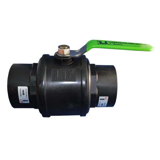 3" BSP LD Industrial Quality Nylon Ball Valve 1000KPA Female x Female