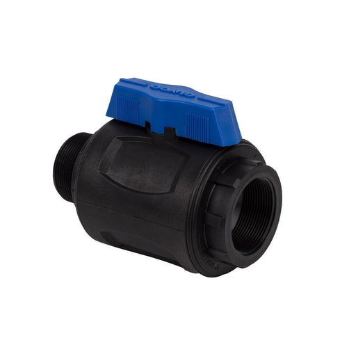 3/4" BSP (20mm) Guyco Glass Reinforced Nylon Full Flow Ball Valve Male Female