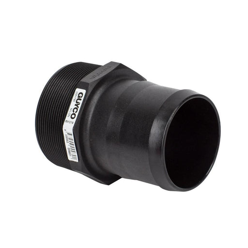 Poly Threaded Hose Barb 100mm x 4" Guyco