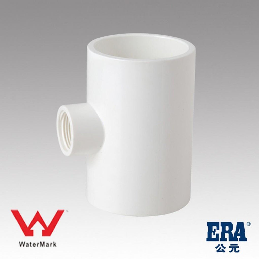 PVC Faucet Tee Slip x Female Thread x Slip CAT. 21 - 20mm x 1/2