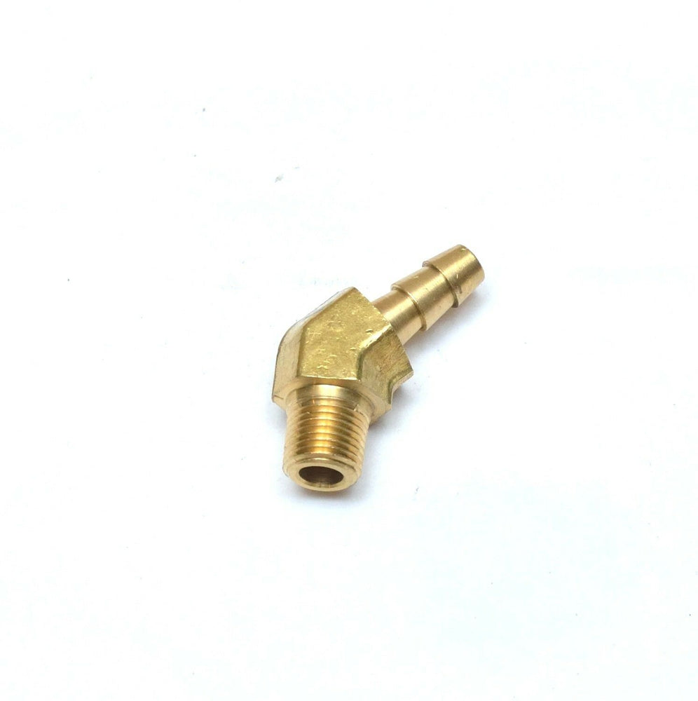 1/2" Hose x 1/8" BSP Brass Male 45 Degree Elbow 15 x 4mm