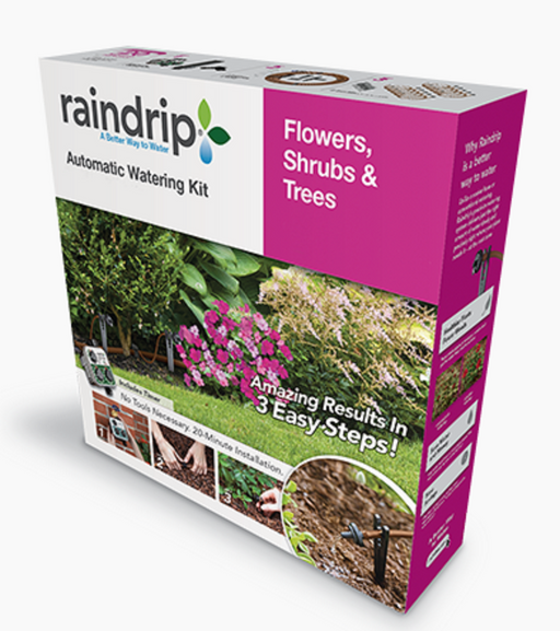 RAINDRIP FLOWER SHRUB AND TREE KIT - TIMER INCLUDED - GARDEN RETICULATION HORTICULTURE