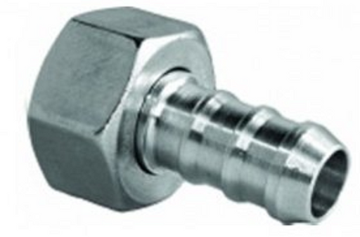 3/4" BSP Stainless Steel 316 Nut and Tail 20mm