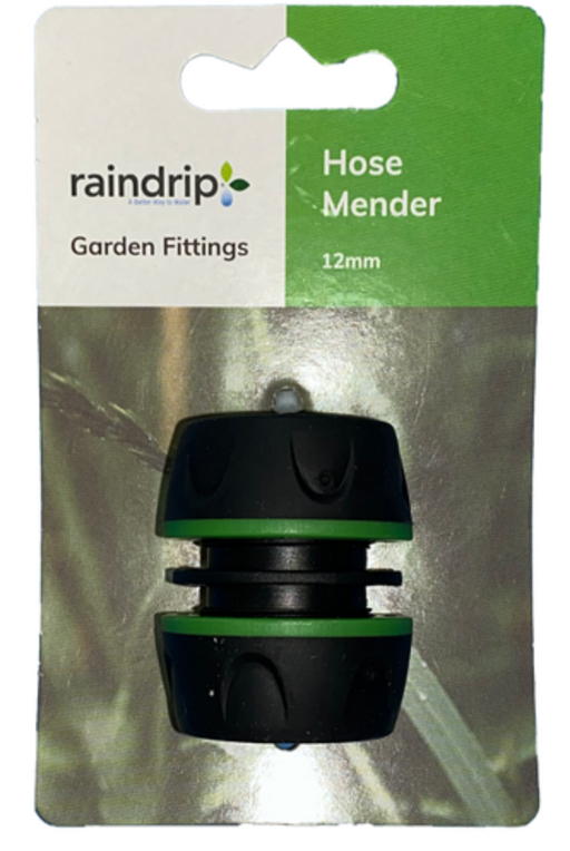RAINDRIP HOSE MENDER - 12mm - GARDEN FITTING RETICULATION
