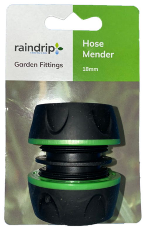 RAINDRIP HOSE MENDER - 18mm - GARDEN FITTING RETICULATION