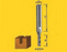 Router Bit - Straight Bits - 3.2mm Solid Insert - Two Flutes - (1/4") 6.35 x 32mm Shank
