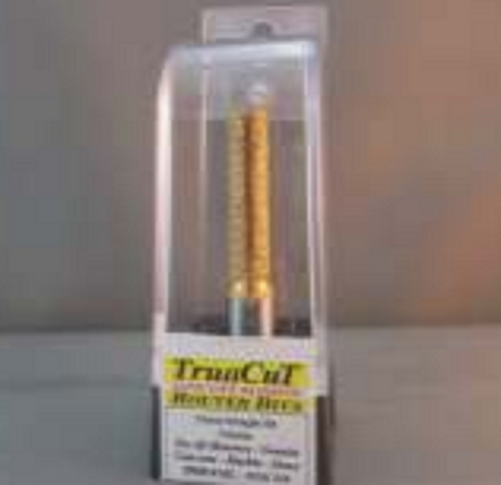 TruaCut Vacuum Brazed Diamond Router Bits -Straight Bit - 13 x 40mm - 40/50 Grit