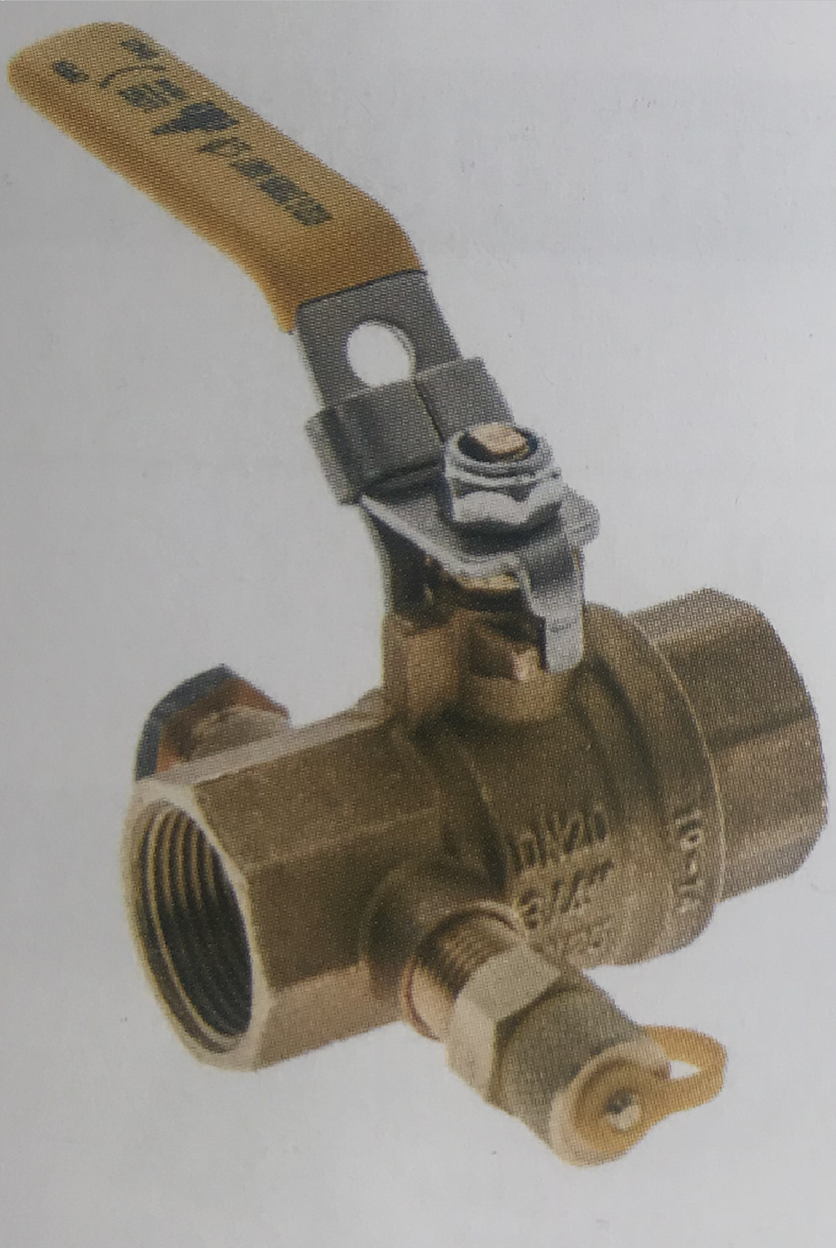 Ball Valve AGA Gas Approved 1/2" BSP (15mm) Female Female Lever Handle ...