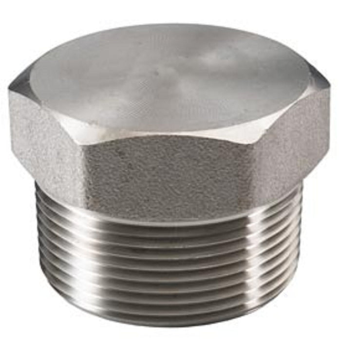 3/4" NPT 316 STAINLESS STEEL HEX PLUG