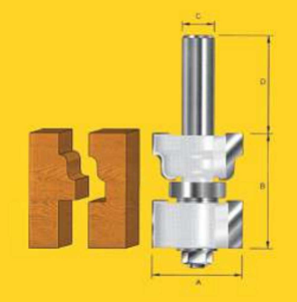 Jointing Bits - 35mm Window Sash Cutter Set- TruaCut