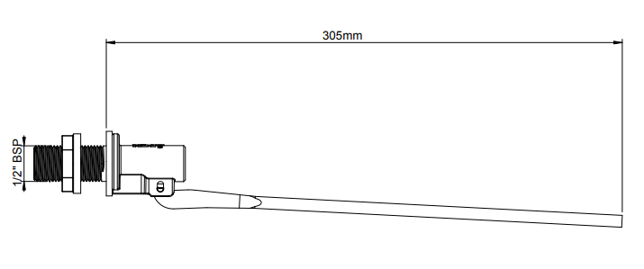 1/2" BSP (15mm) APEX BRASS FLOAT VALVE HIGH/LOW PRESSURE VALVE TROUGH AND TANK