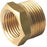 Brass Reducing Bush 1/2" x 1/8" BSP Male to Female 15 x 4mm