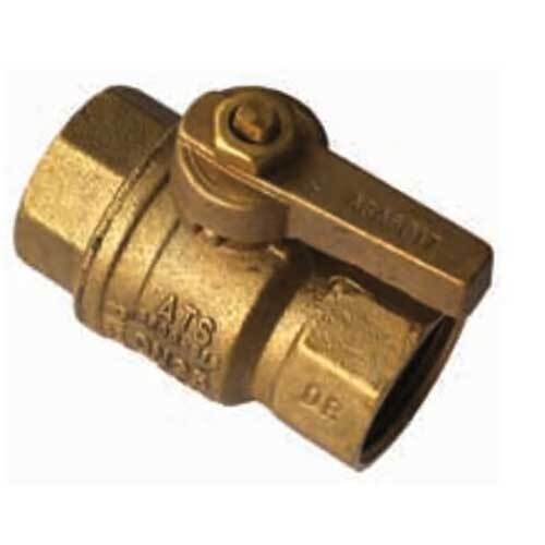 1" BSP DR Brass Ball Valve Dual Approved AGA Watermarked Dezincification Resistant T Handle