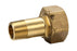 Brass Coupling Standard 25FI x 15MI x 27mm Adaptor