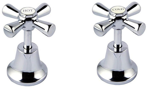 Monopoly Whitehall Tapware Basin Top Assemblies  Chrome Plated With Jumper Valves