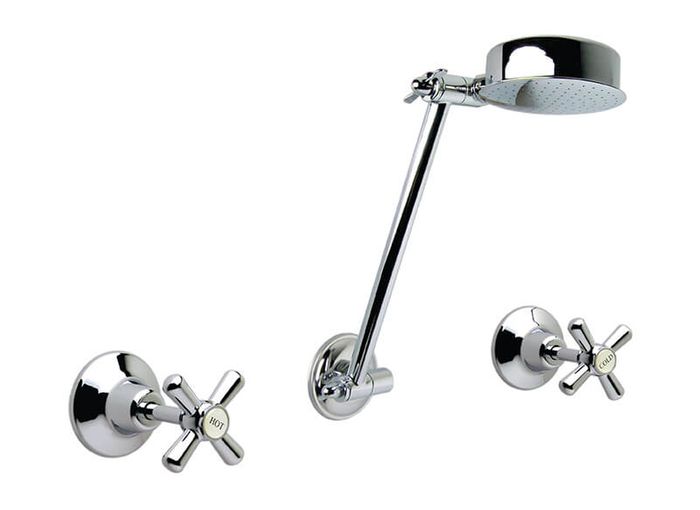 Monopoly Whitehall 1/2 Turn Tapware Shower Set Ceramic Disc Chrome Plated