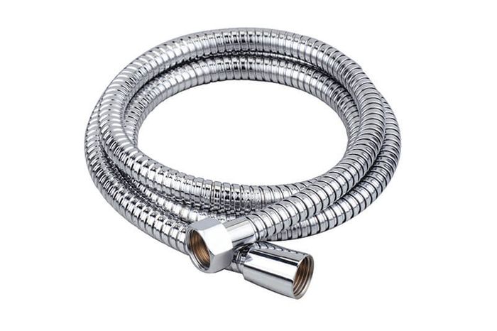 Monopoly Tapware Shower Hose 2000mm Double Interlocked Chrome Plated