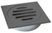 Monopoly Tapware Floor Grate Square Trapscrew 100mm Bathroom Laundry Matte Black