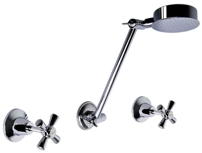 Monopoly Old Kent Tapware Shower Set Chrome Plated