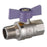 1/2" BSP (15mm) Brass Ball Valve Butterfly Handle Male Female Recycled Water Watermarked