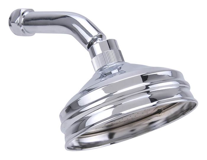 Monopoly Tapware Swivel Ball Joint Shower 100mm Chrome Plated