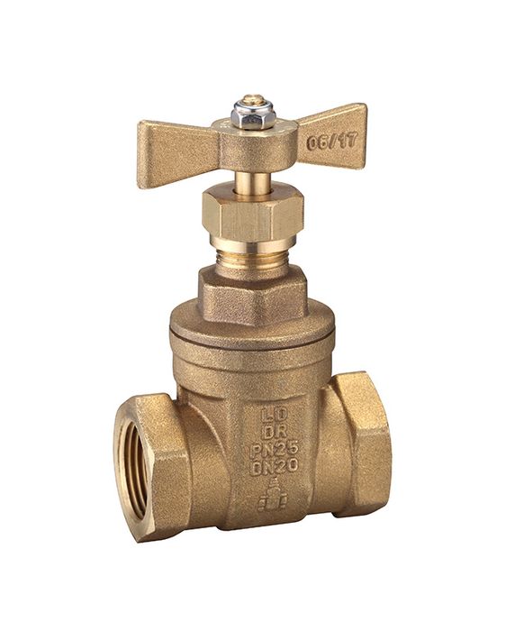 Gate Valve Brass Female Female 1 1/2" BSP (40mm) Watermarked T Handle Full Bore