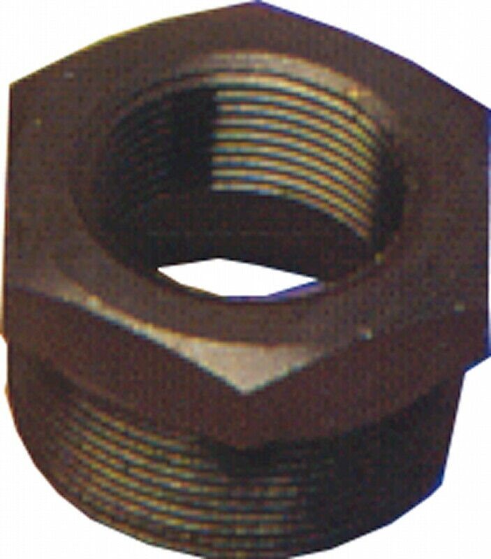 2" x 1/2" BSP Black Steel Reducing Bush Male Female