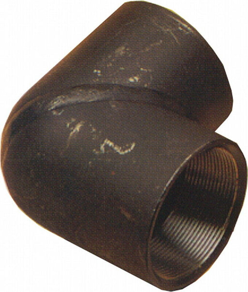 1 1/2" BSP Black Steel 90 Degree Elbow Female Female 40mm