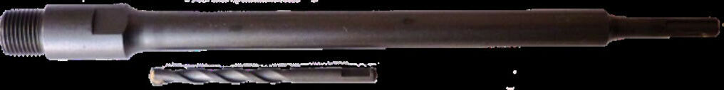Hole Saws Tungsten Carbide Tipped for Masonry & Brick - Adaptor SDS Plus 350mm Long M22 Thread
