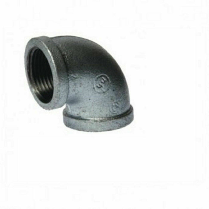 3" BSP (75mm) Gal Mal 90 Degree Elbow Female Female