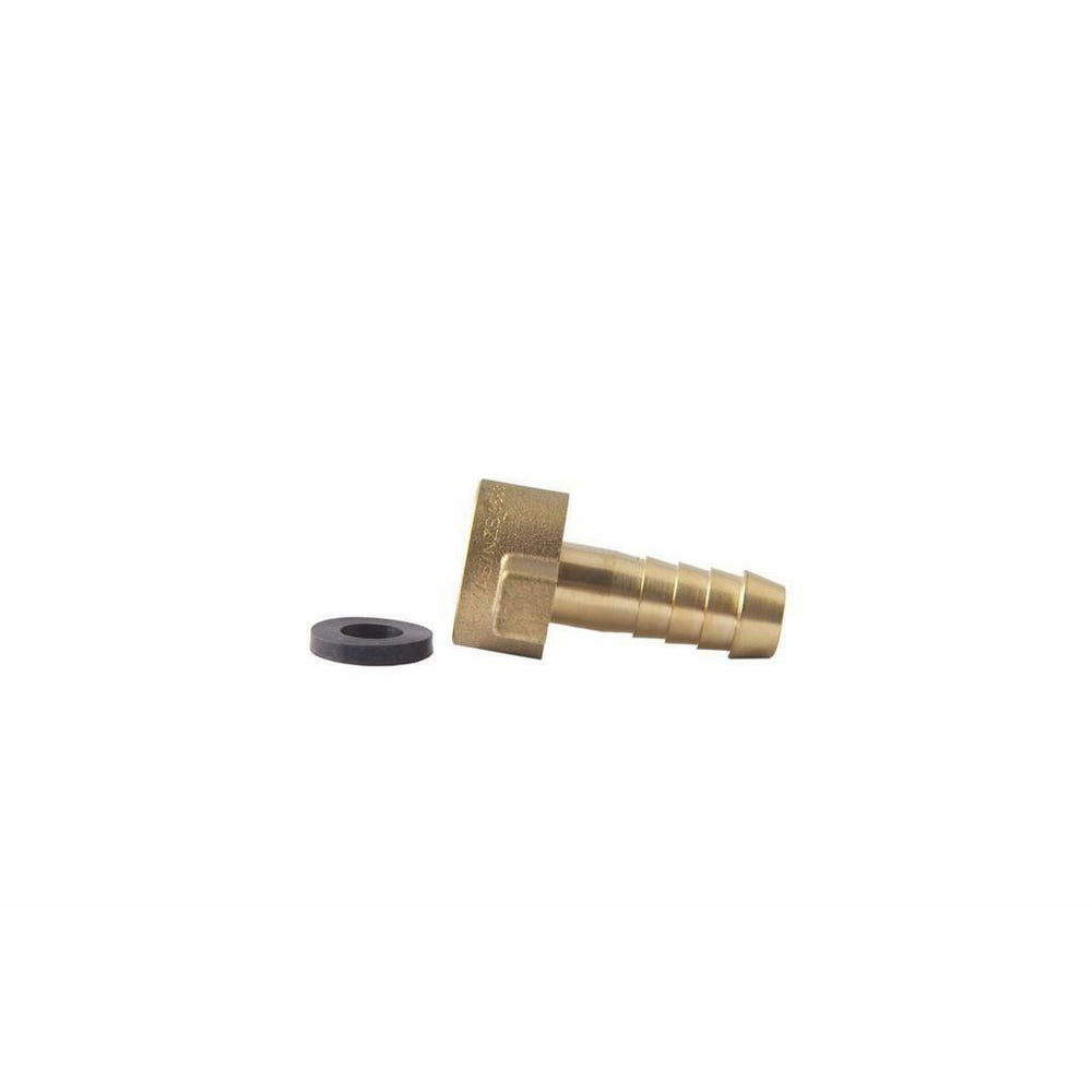 Brass Nut And Tail 4" Female BSP x 4" Barb (100mm)