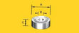 Router Bit Ball Bearings Outside Dia 28.5mm Inside Dia 12.7