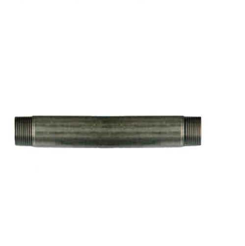 1 1/4" BSP x 200mm Gal Mal Threaded Medium Pipe Piece Both Ends Taper (BS387-85) Galvanised Malleable Steel