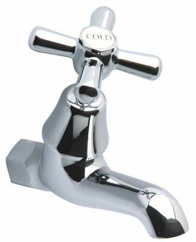 Monopoly Whitehall Tapware Bib Tap 45o FI COLD Chrome Plated With Jumper Valves