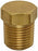 Brass Hex Plug (100mm) 4" BSP Thread